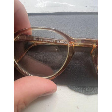 Vintage tortoise eyeglasses men women acetate tortoise brown glasses 46-24