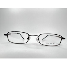 Unbranded KM 5023 Gunmetal Gray Rectangular Boys Eyeglasses 44[]18 135 mm