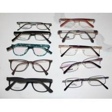 LOT OF 10 Assorted Optical Eyeglass Frames For Men & Women 