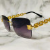 Clear Tinted Silver Frame EyeGlasses Rapper Style Sunglasses Fashion Model Retro