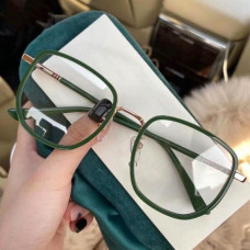 Oversized Square Myopia Glasses Men Women Block Blue Light Prescription Glasses