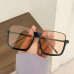 Unisex Anti-Blue Light Glasses Square Glasses Personality Eyeglass Frames D