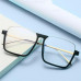 Unisex Anti-Blue Light Glasses Square Glasses Personality Eyeglass Frames H