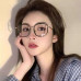 Oversized Square Myopia Glasses Men Women Block Blue Light Prescription Glasses