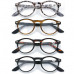 3/6 Pairs Retro Round Spring Hinges Vintage Reading Glasses Womens Mens Readers