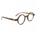 Vintage Reading Glasses Tortoise Acetate Hand Made Small Round Full Rim 150 250