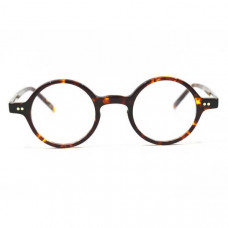 Vintage Reading Glasses Tortoise Acetate Hand Made Small Round Full Rim 150 250