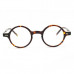 Vintage Reading Glasses Tortoise Acetate Hand Made Small Round Full Rim 150 250