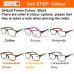 CUSTOM-MADE STRENGTH Trendy Reading Glasses Geek Optional Power available**^.^**