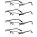 Mens Reading Glasses Progressive Multifocal Metal Fashion Readers +1.0 ~ +4.0 U